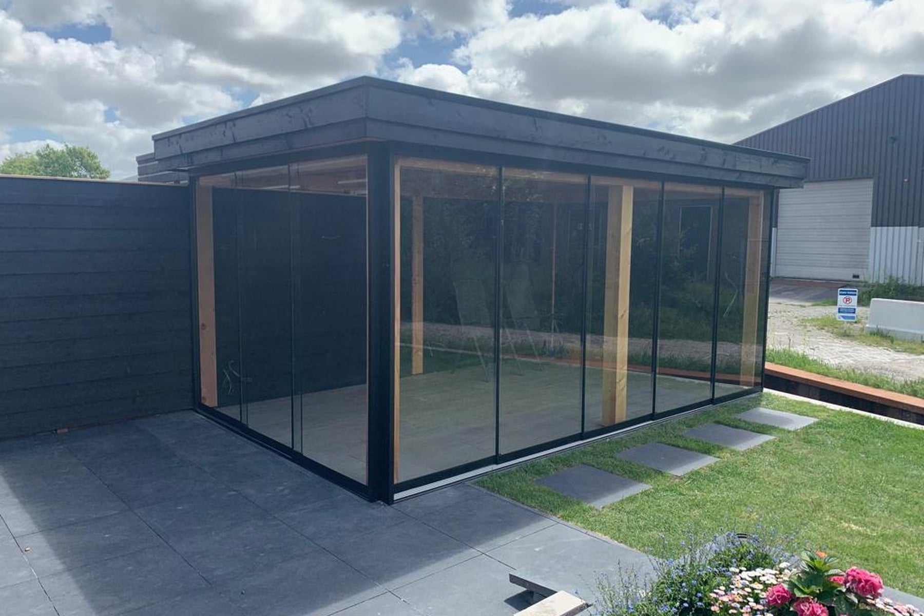 Glazen Schuifwand VISTA - All-in (Voorgemonteerd )