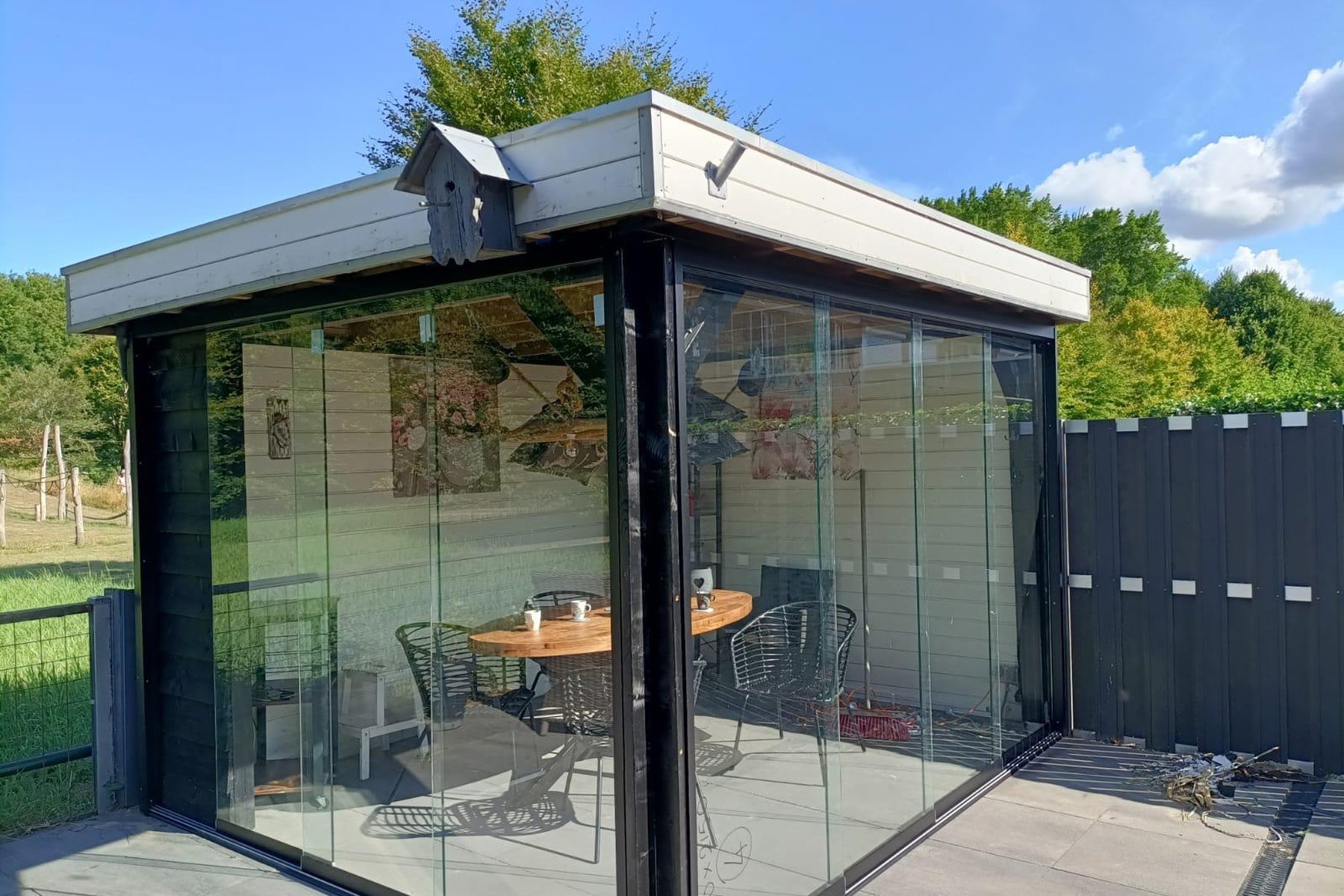 Glazen Schuifwand VISTA - All-in (Voorgemonteerd )